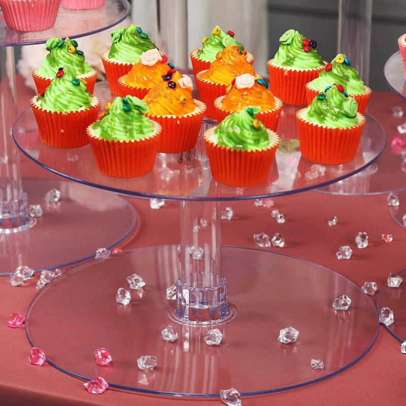 6 Tiers Clear Wedding Party Cupcake Cup CAKE Stand Set CAKE_STND_6T