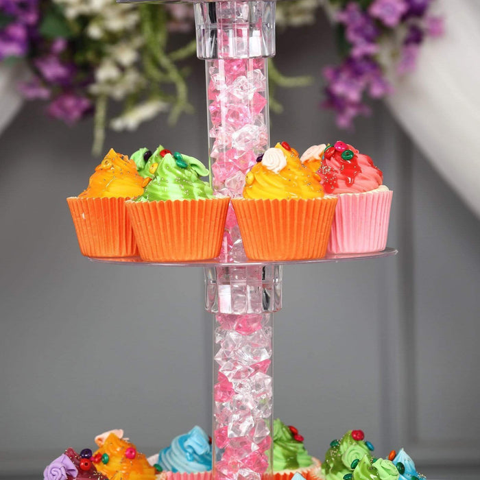 6 Tiers Cup 16" Acrylic CupCake Stand Wedding Party Set CAKE_STND_B00