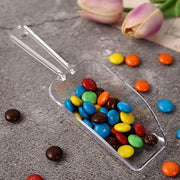 6 Treats and Candy Table Scoopers - Clear - Disposable Tableware PLST_SCOOP_CLR