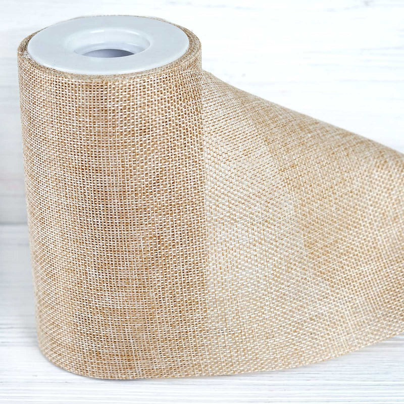 6" x 10 yards Polyester Burlap Fabric Bolt