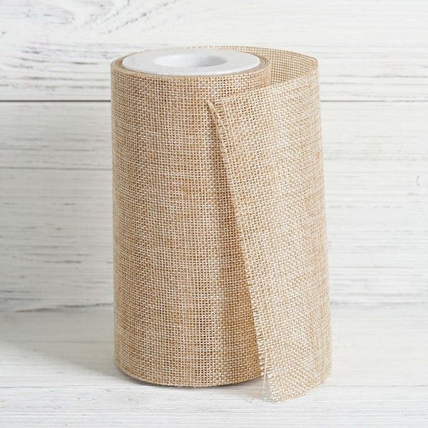 6" x 10 yards Polyester Burlap Fabric Bolt