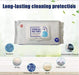 60 pcs Non Alcohol Scent Free Protective Antibacterial Wet Wipes - White CARE_WIPE02