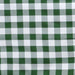 60" x 102" Checkered Gingham Polyester Tablecloth - Green and White TAB_CHK60102_GRN