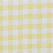 60" x 102" Checkered Gingham Polyester Tablecloth