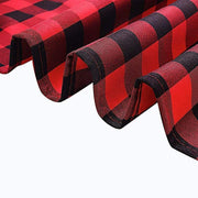 60" x 102" Checkered Gingham Polyester Tablecloth