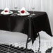 60" x 102" Satin Rectangular Tablecloth - Black TAB_STN_60102_BLK
