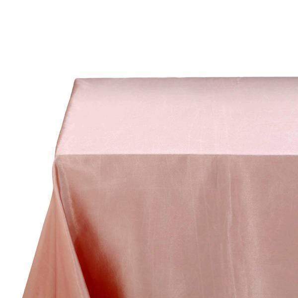 60" x 102" Satin Rectangular Tablecloth - Dusty Rose TAB_STN_60102_080