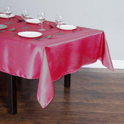 60" x 102" Satin Rectangular Tablecloth - Fuchsia TAB_STN_60102_FUSH