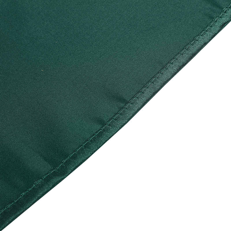 60" x 102" Satin Rectangular Tablecloth - Hunter Green TAB_STN_60102_HUNT