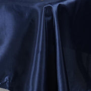 60" x 102" Satin Rectangular Tablecloth - Navy Blue TAB_STN_60102_NAVY