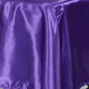 60" x 102" Satin Rectangular Tablecloth - Purple TAB_STN_60102_PURP