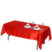60" x 102" Satin Rectangular Tablecloth - Red TAB_STN_60102_RED