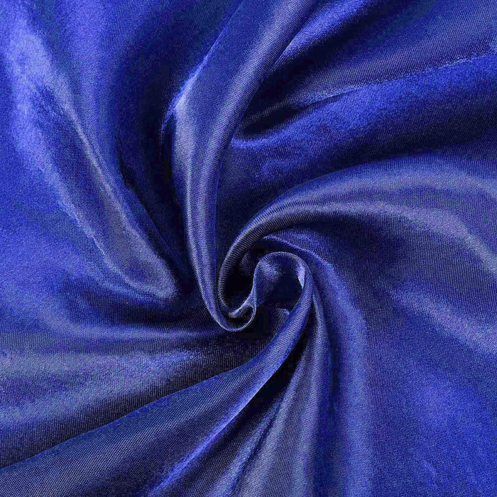 60" x 102" Satin Rectangular Tablecloth - Royal Blue TAB_STN_60102_ROY