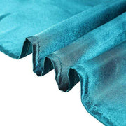 60" x 102" Satin Rectangular Tablecloth - Teal TAB_STN_60102_TEAL