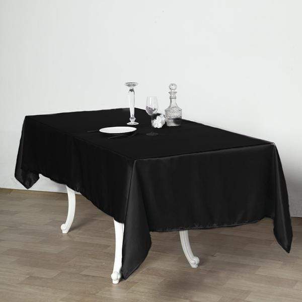 60" x 102" Satin Rectangular Tablecloth