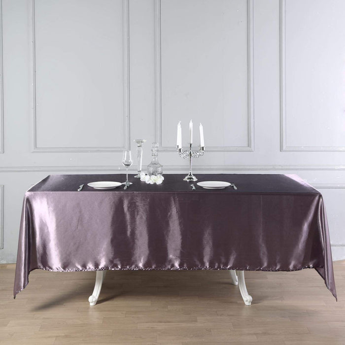 60" x 102" Satin Rectangular Tablecloth