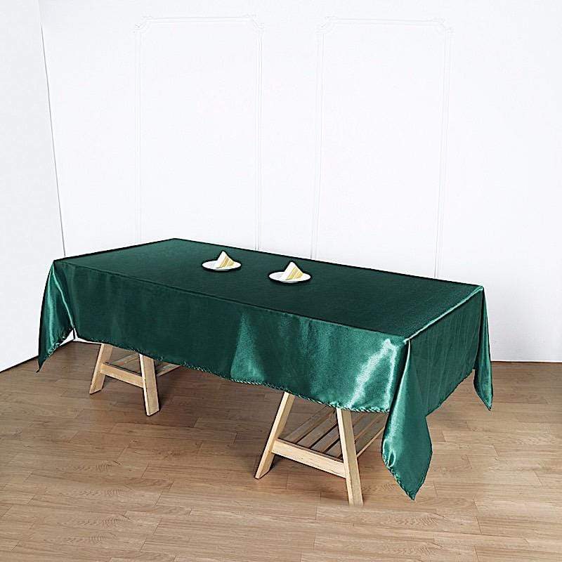 60" x 102" Satin Rectangular Tablecloth