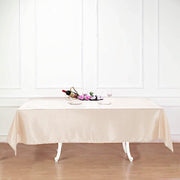 60" x 102" Satin Rectangular Tablecloth