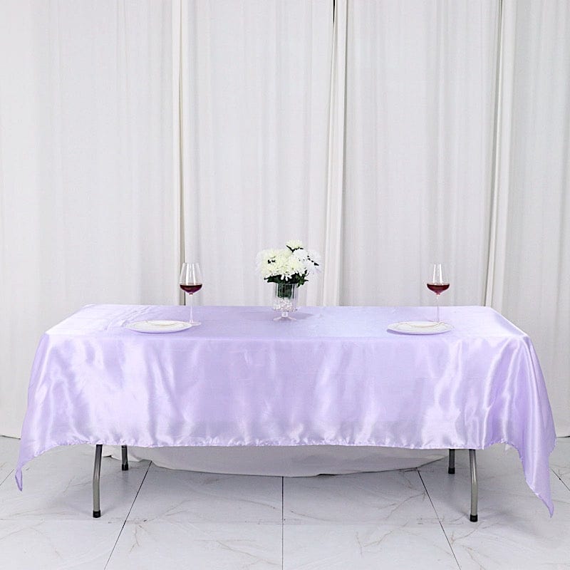 60" x 102" Satin Rectangular Tablecloth