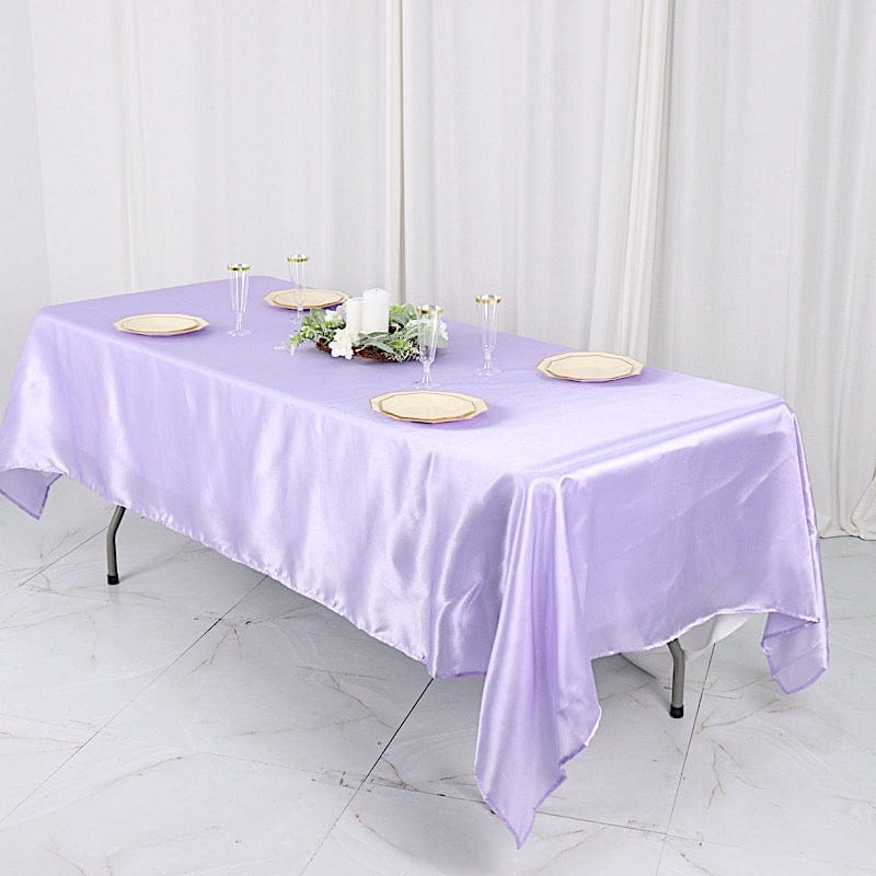 60" x 102" Satin Rectangular Tablecloth