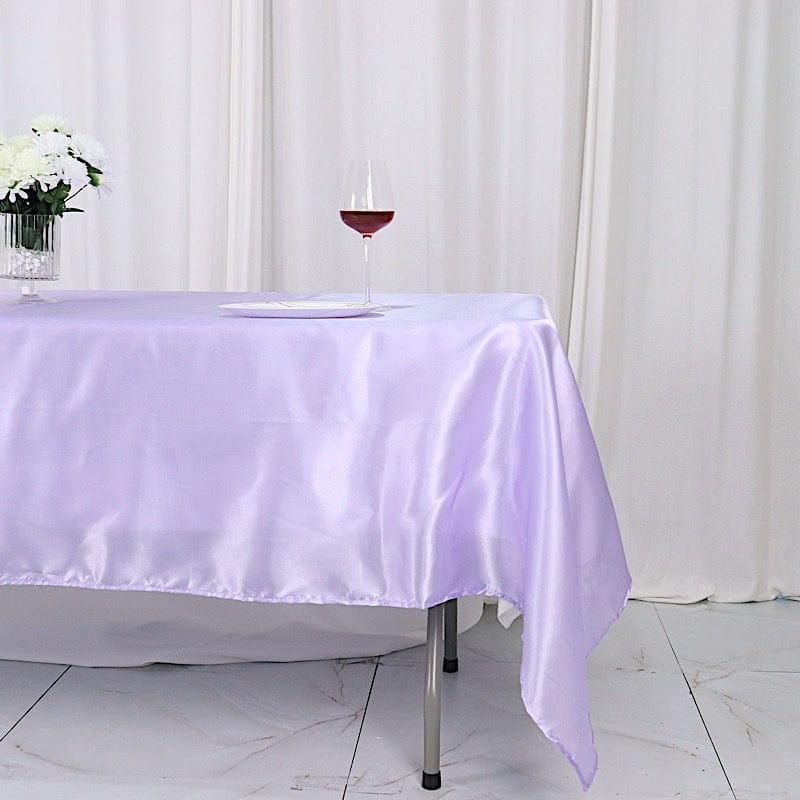 60" x 102" Satin Rectangular Tablecloth