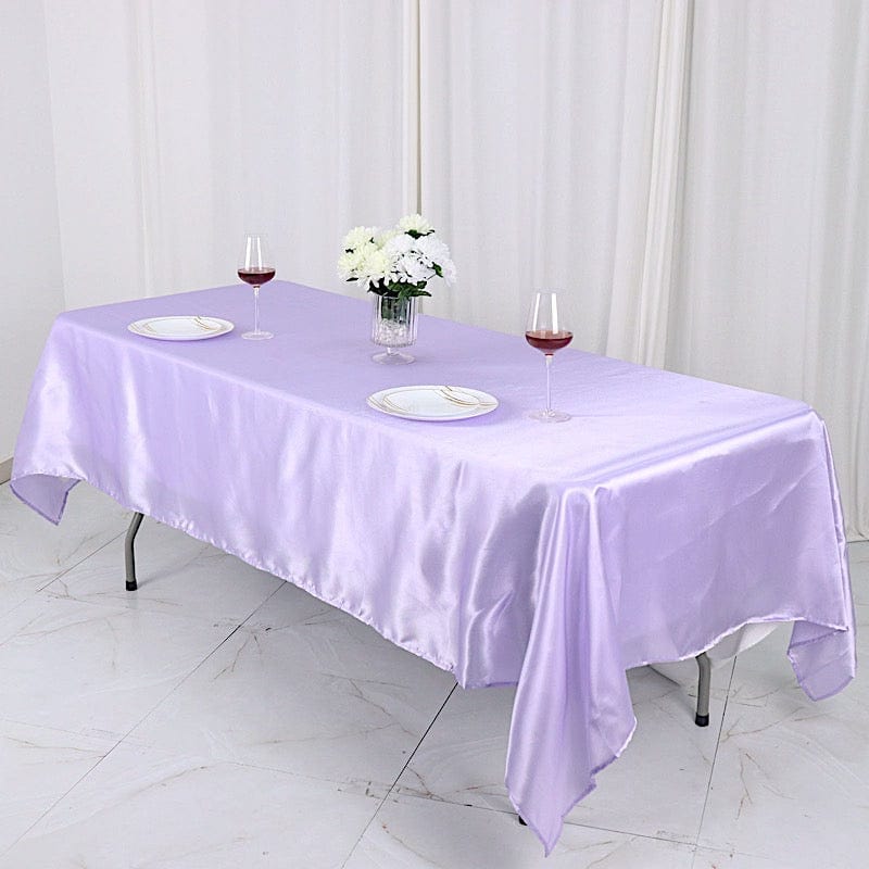 60" x 102" Satin Rectangular Tablecloth