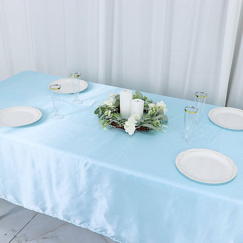 60" x 102" Satin Rectangular Tablecloth