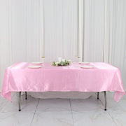 60" x 102" Satin Rectangular Tablecloth