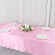60" x 102" Satin Rectangular Tablecloth