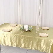 60" x 102" Satin Rectangular Tablecloth