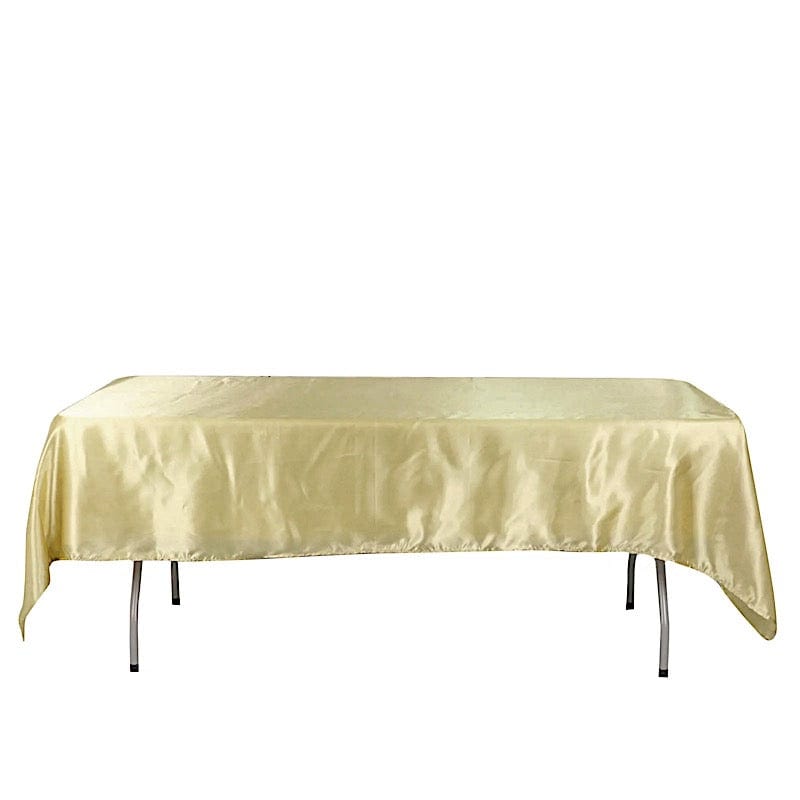 60" x 102" Satin Rectangular Tablecloth