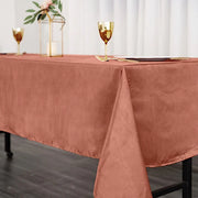 60" x 102" Satin Rectangular Tablecloth