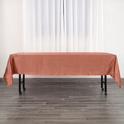60" x 102" Satin Rectangular Tablecloth