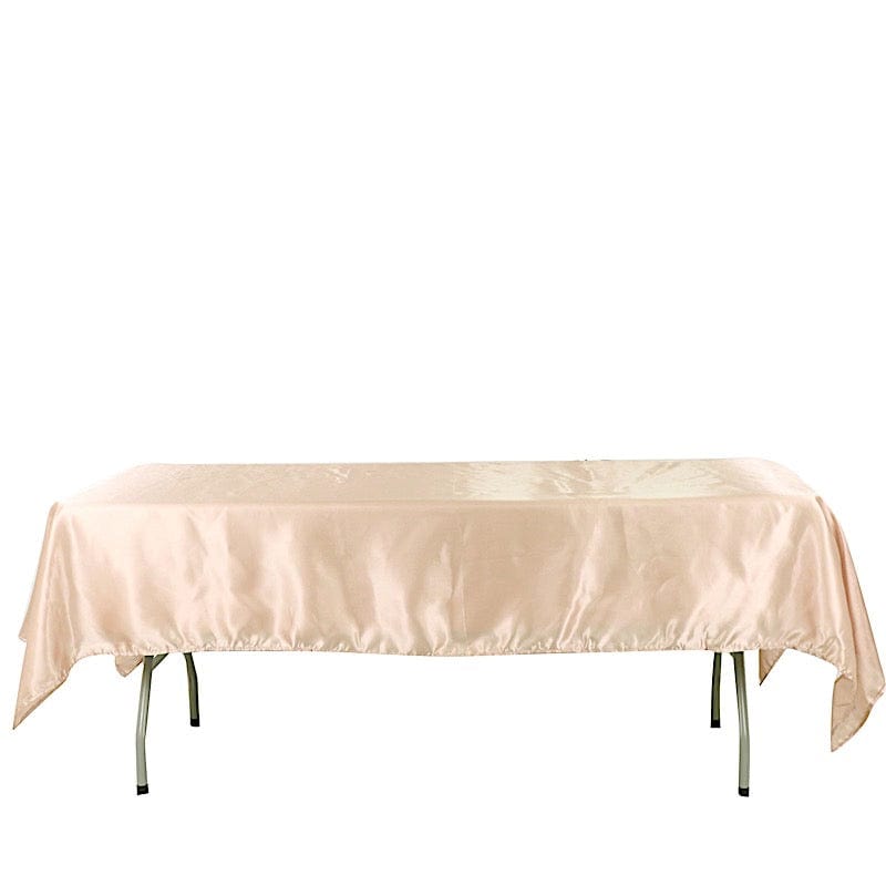 60" x 102" Satin Rectangular Tablecloth