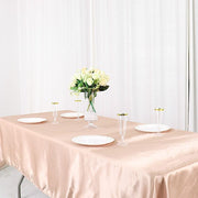 60" x 102" Satin Rectangular Tablecloth