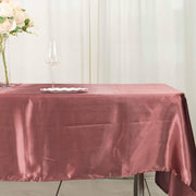 60" x 102" Satin Rectangular Tablecloth