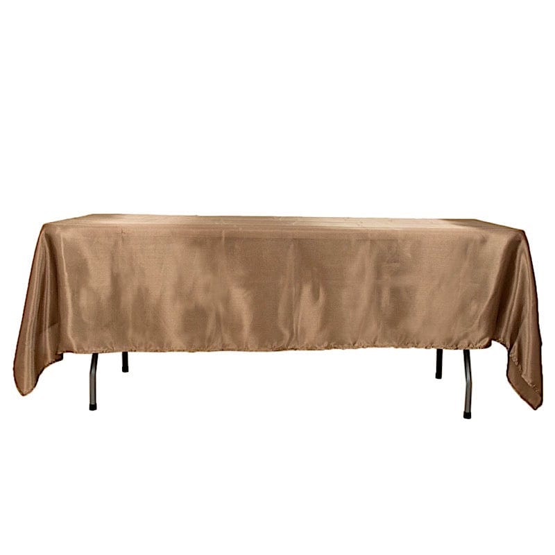 60" x 102" Satin Rectangular Tablecloth