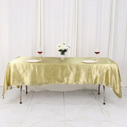 60" x 102" Satin Rectangular Tablecloth TAB_STN_60102_CHMP