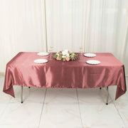60" x 102" Satin Rectangular Tablecloth TAB_STN_60102_CRS