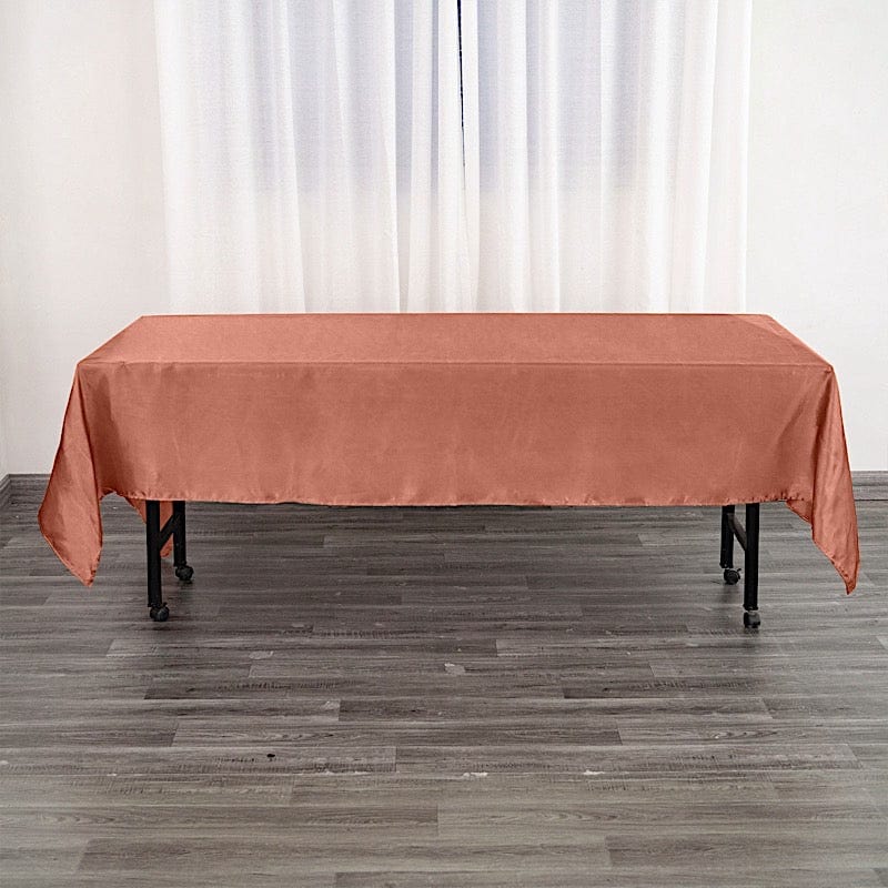 60" x 102" Satin Rectangular Tablecloth TAB_STN_60102_TERC