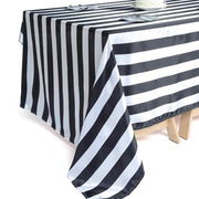 60" x 102" Satin Stripes Rectangular Tablecloth