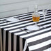 60" x 102" Satin Stripes Rectangular Tablecloth