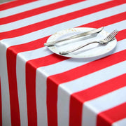 60" x 102" Satin Stripes Rectangular Tablecloth