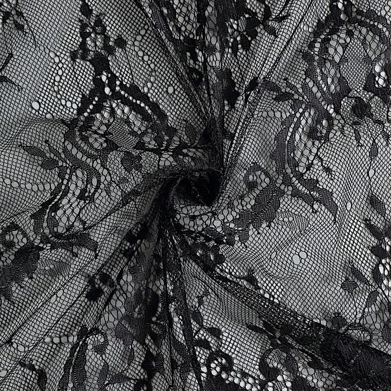 60" x 120" Premium Lace Rectangular Tablecloth with Floral Design