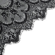 60" x 120" Premium Lace Rectangular Tablecloth with Floral Design