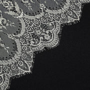 60" x 120" Premium Lace Rectangular Tablecloth with Floral Design