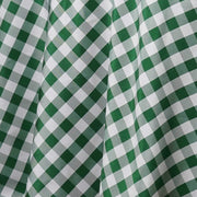 60" x 126" Checkered Gingham Polyester Tablecloth