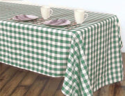 60" x 126" Checkered Gingham Polyester Tablecloth
