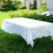 60" x 126" Floral Lace Rectangular Tablecloth