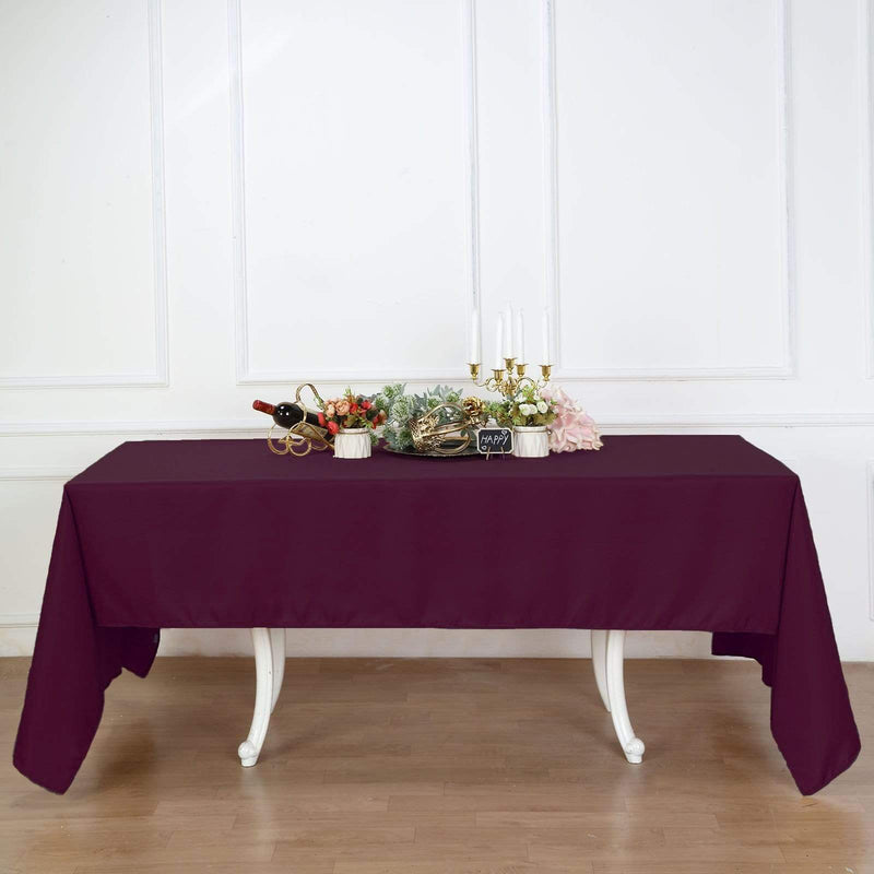 60" x 126" Polyester Rectangular Tablecloth